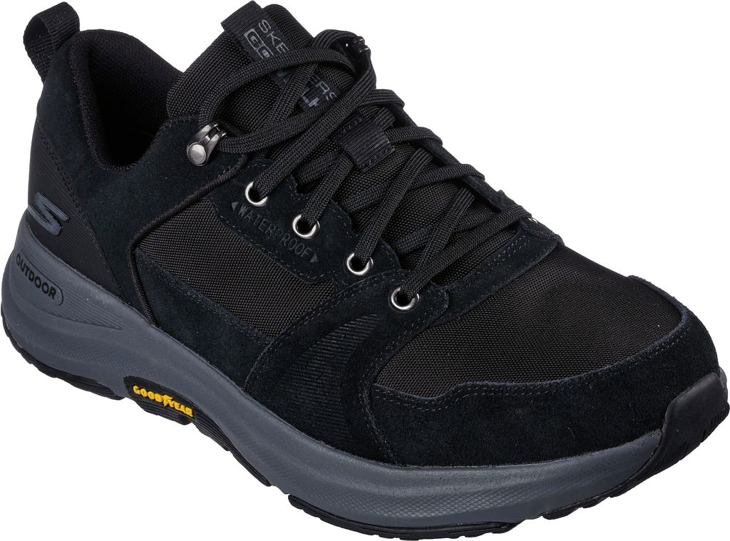 Skechers Go Walk Outdoor - Massif - Schwarz / Charcoal Leder/Synthetik Größe: 44.5 Normal
