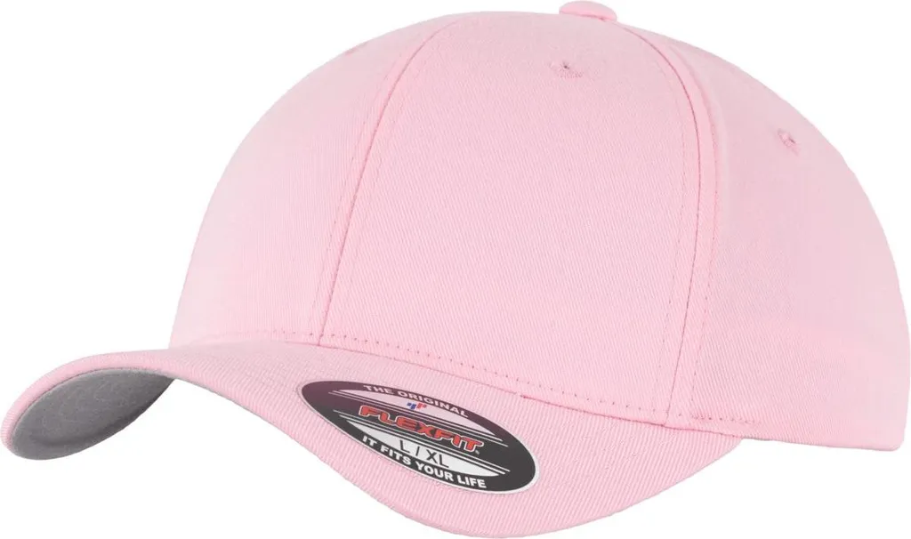 Cappellino Flexfit 6277 Rosa | Lana Pettinata XS/S Yupoong Autentico