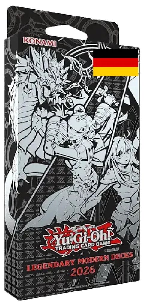 Yu-Gi-Oh  Legendary Modern Decks 2026 DE Produktbild 