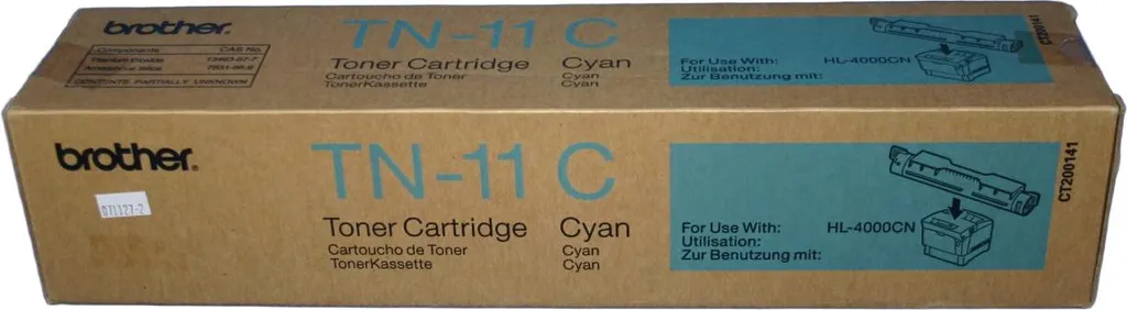 Toner Brother TN11 Cyan Original pour Imprimante Brother HL-4000CN