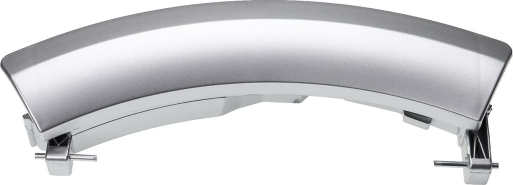 vhbw Türgriff kompatibel mit Siemens Serie IQ 143S WIQ143S Waschmaschine Kunststoff Silber