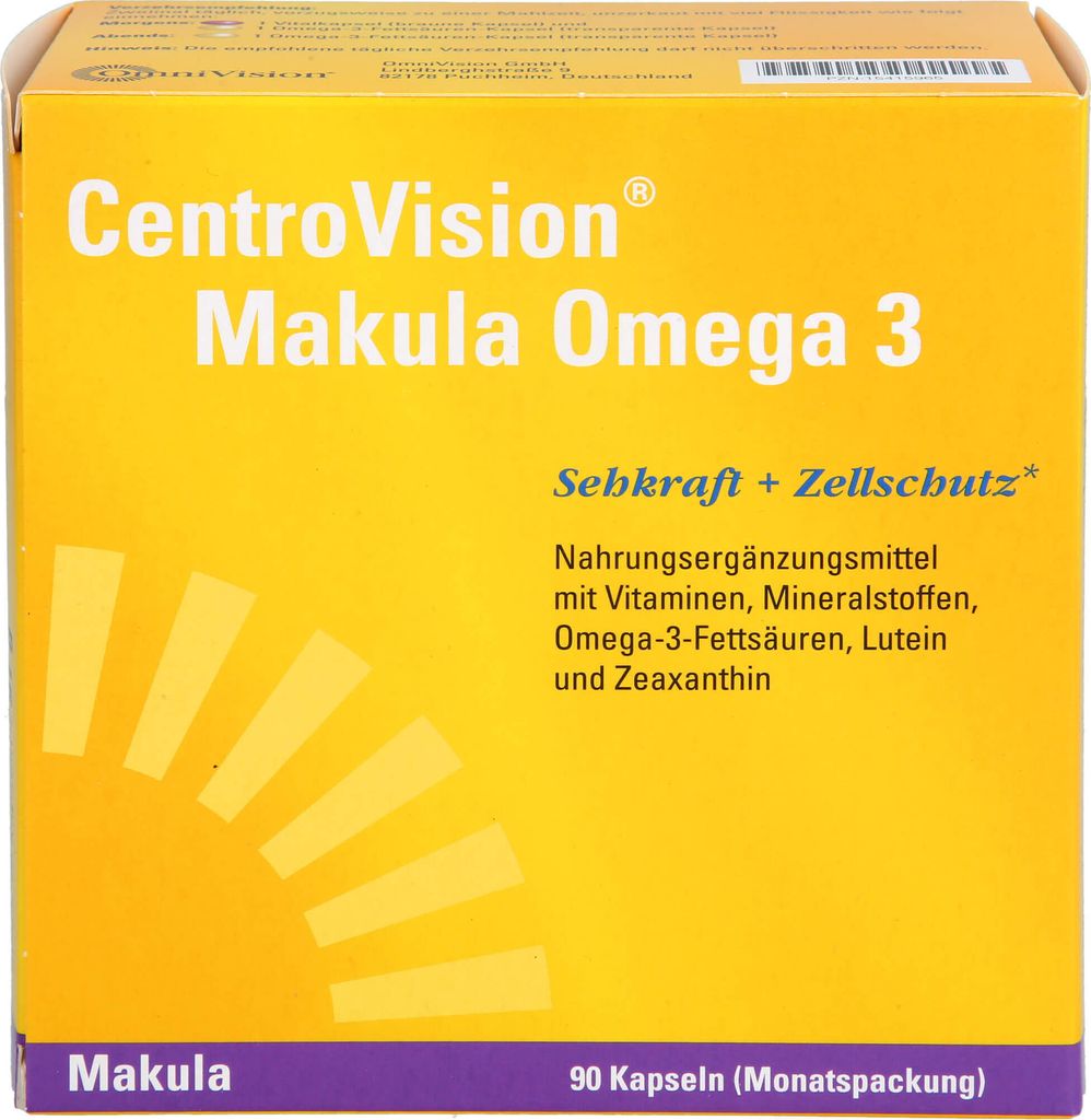CentroVision Makula Omega 3, 90 St KAP