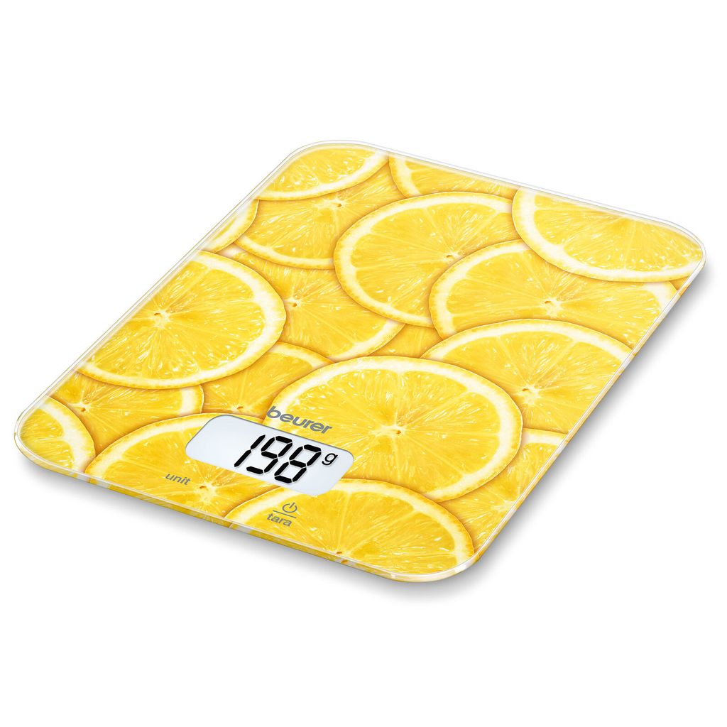 BEURER Küchenwaage KS 19 Lemon Digital, Tragkraft 5kg