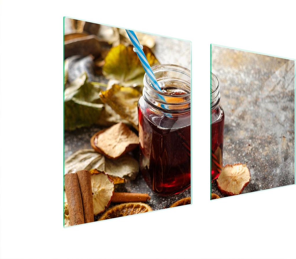 Glas-Schutzplatte Für Herd 85X52 Lebensmittel