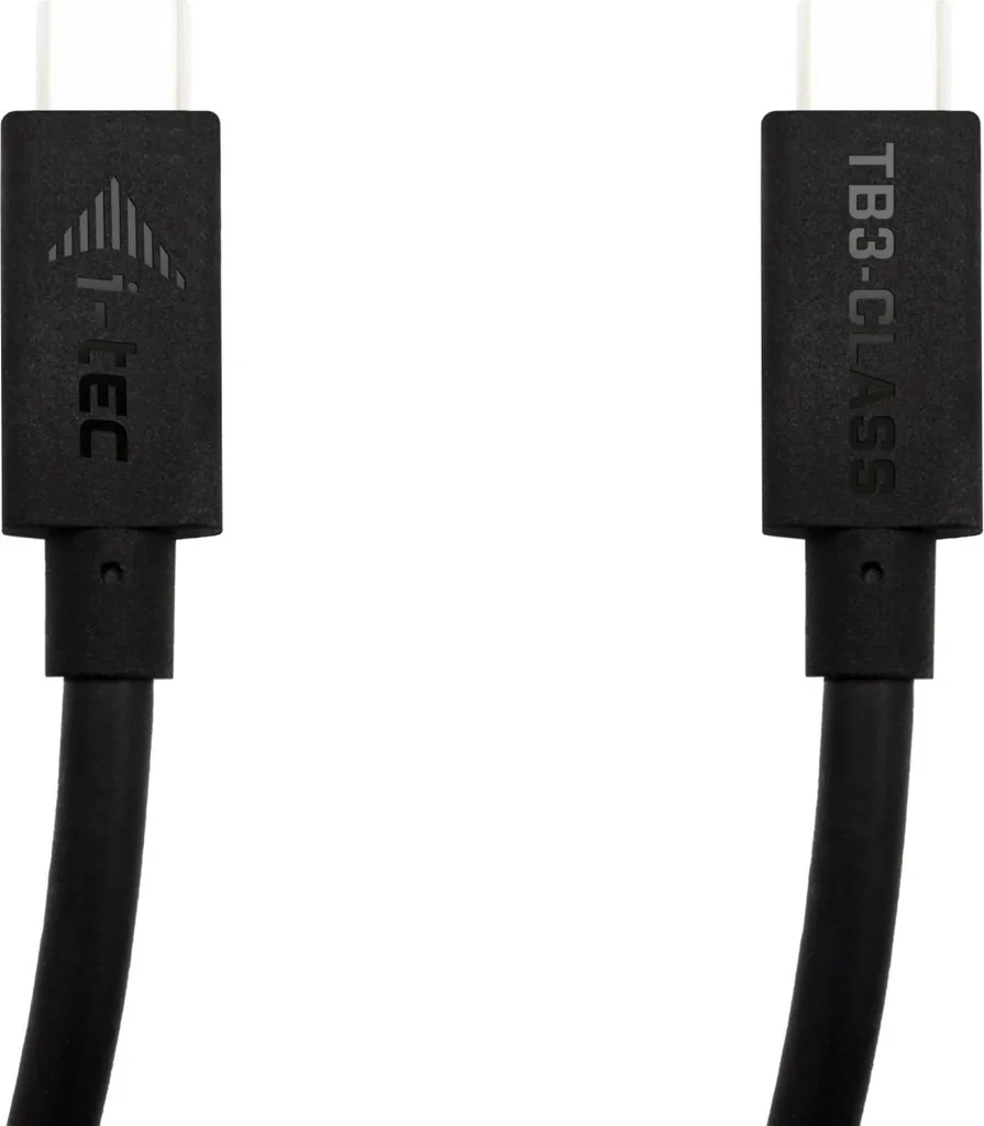Câble Thunderbolt i-tec USB-C 24 broches avec blindage et connecteur mâle