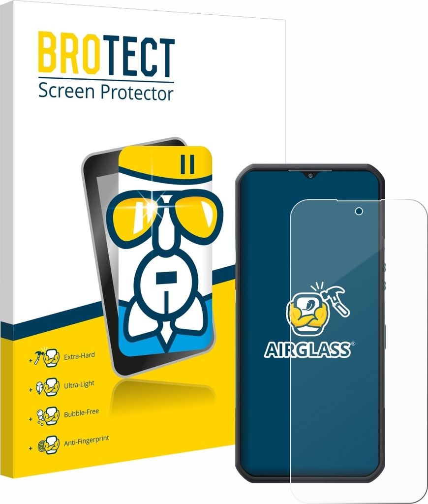BROTECT Schutzglas für Oukitel WP35 5G Schutzfolie Panzer Folie Glas Display Schutz klar