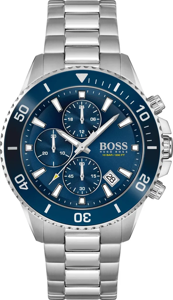 Montre Boss 1513907 Admiral pour Homme Chronographe en Acier Inoxydable