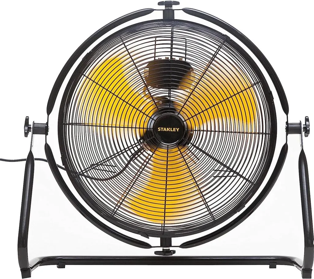 Ventilateur STANLEY 3 Vitesses Oscillation 360 Degrés 150W Puissant