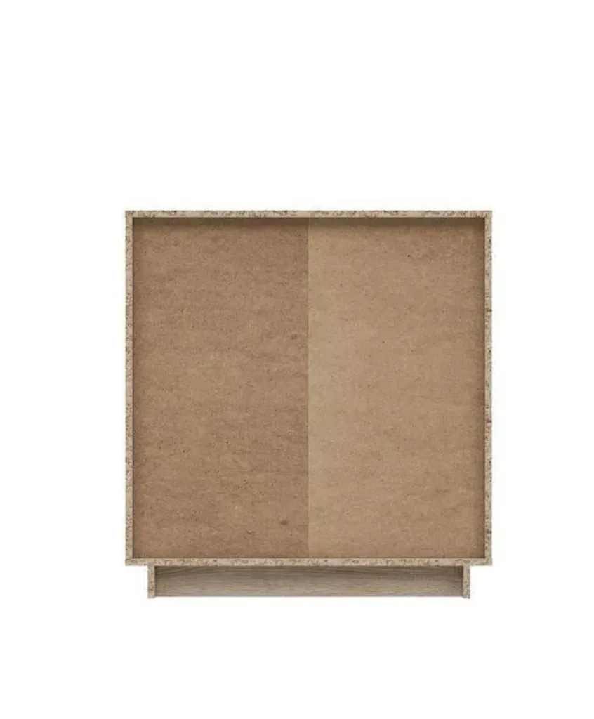 Meuble de rangement pour petits espaces buffet blanc bois 83 cm de large - 6