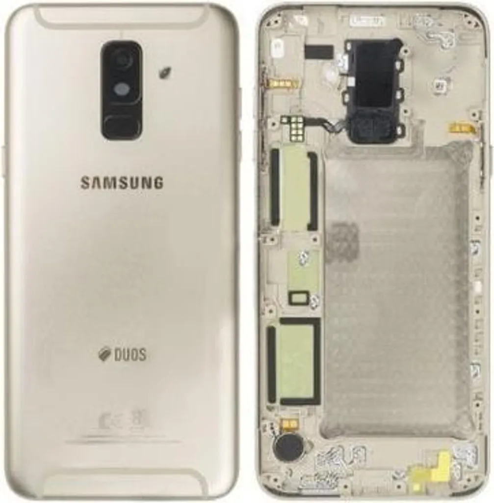 Cache Batterie Samsung Galaxy A6 Plus 2018 d'Origine pour Châssis Or