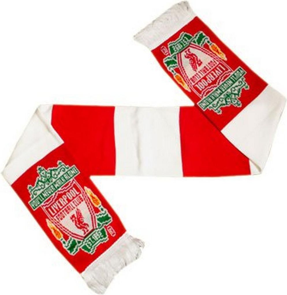 Liverpool FC Fußball-Schal, Farbverlauf, offizielles Lizenzprodukt BS443 (Einheitsgröße) (Rot/Weiß/Gelb)