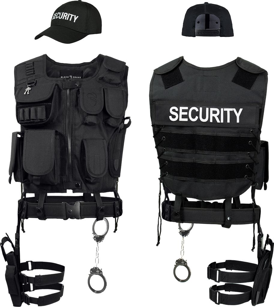 Black Snake Kostüm - Karnevalskostüm - Polizei Kostüm - Produktbild 