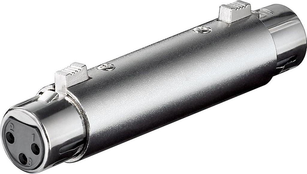 Goobay 27459 Adaptateur/coupleur XLR, femelle à femelle - Image du produit 