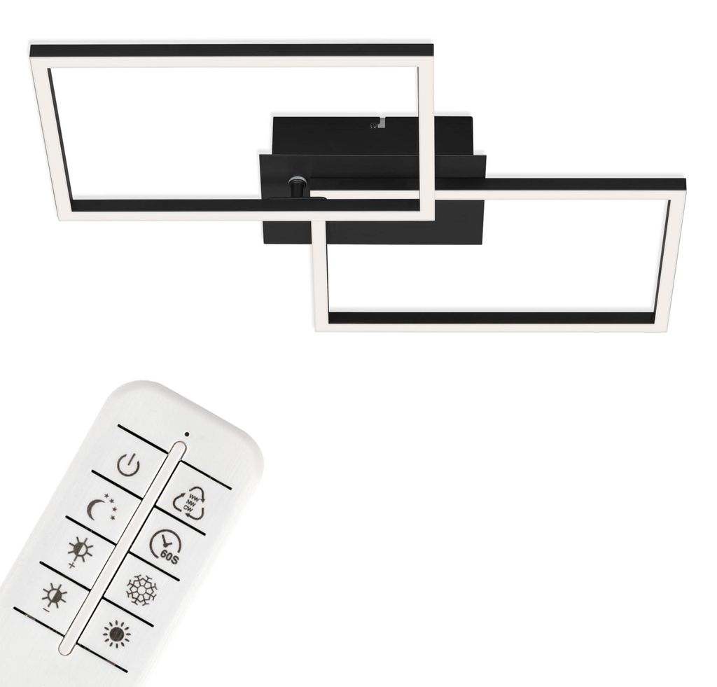 Lámpara de techo LED BRILONER FRAME, con mando a distancia, Imagen del producto 