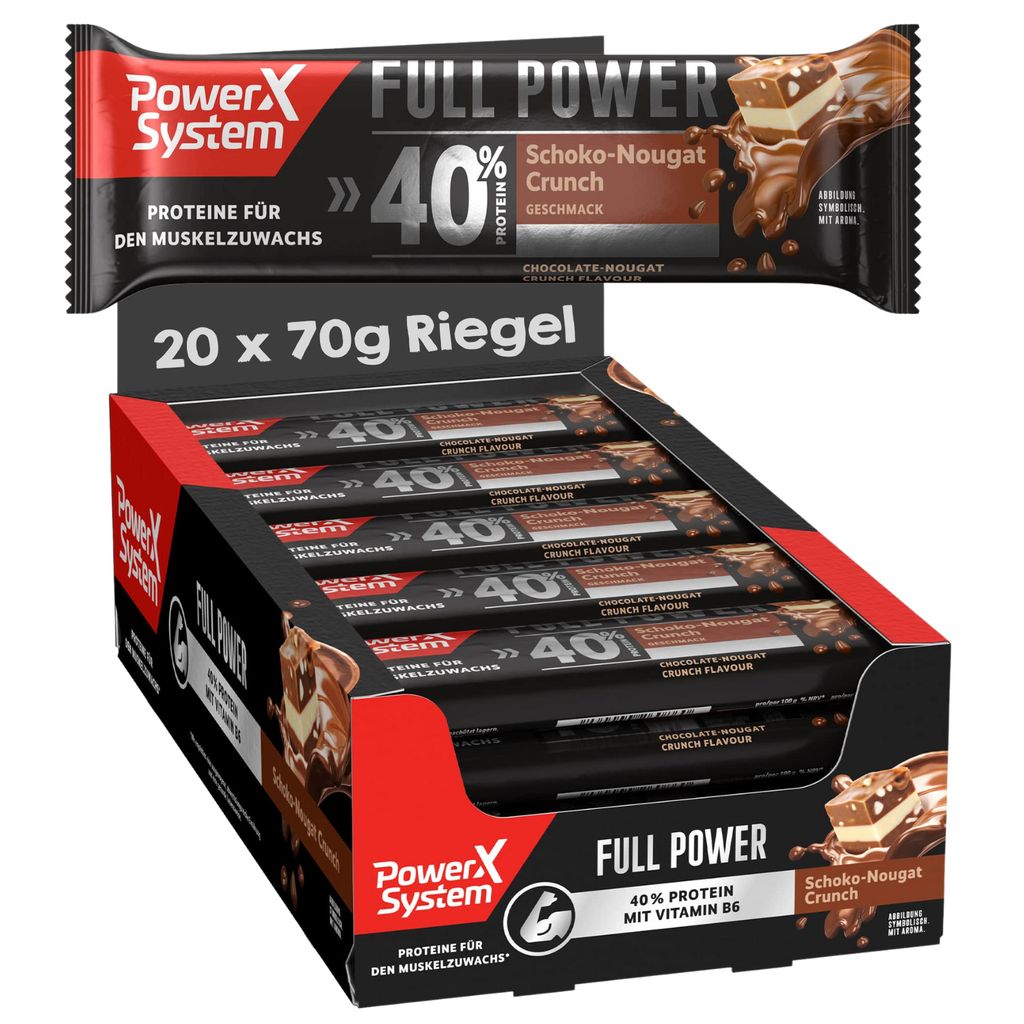 Protein Riegel Full Power 40% Protein pro 70 Gramm Riegel