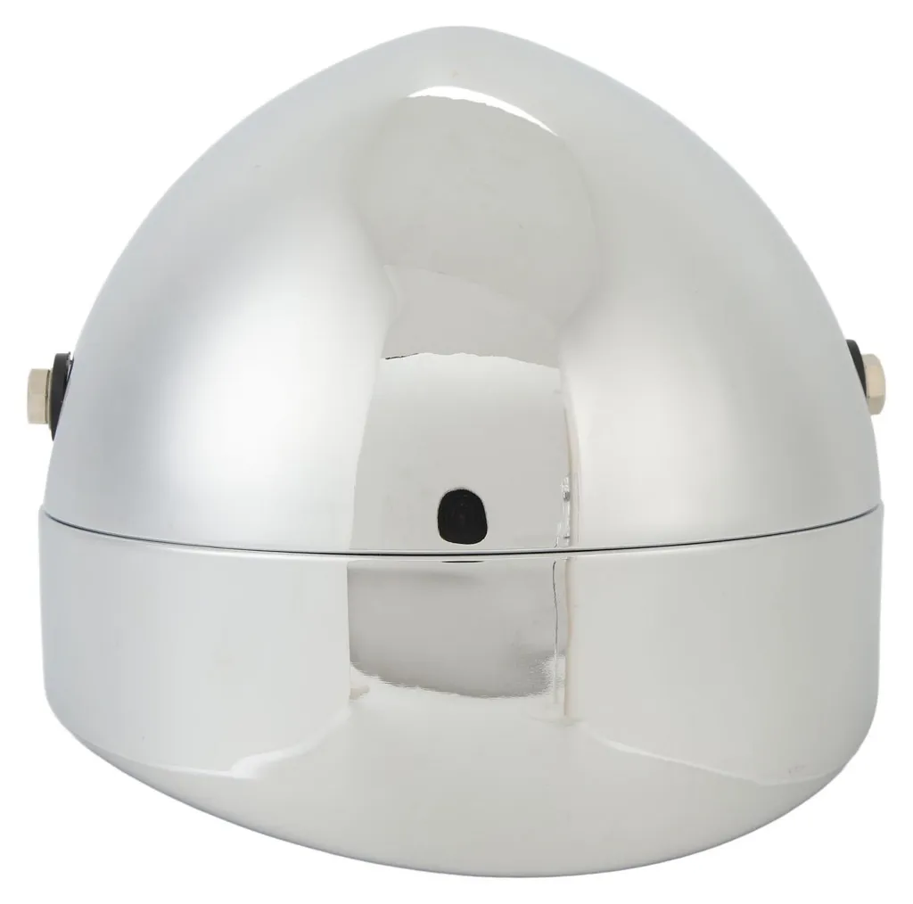 Support de Phare Moto 7 Pouces pour Personnalisation Custom Chromé