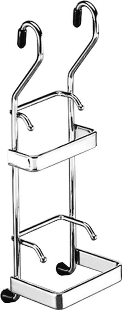 LINERO K 16 Deckelhalter für Relingsystem Edelstahl-Optik / Reling - Halterung für Deckel / Topfdeckel - Halter
