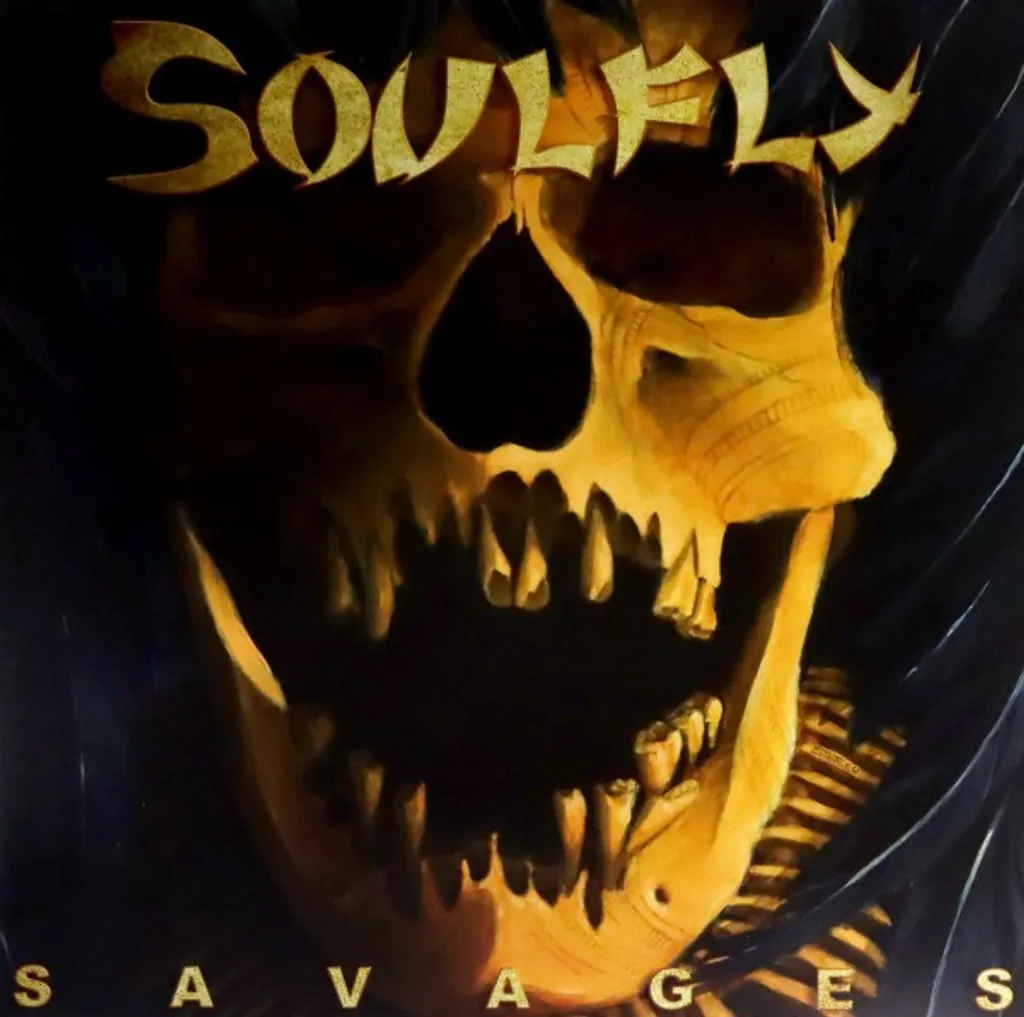 Vinyle Soulfly Savages édition limitée or disque 33 tours anniversaire