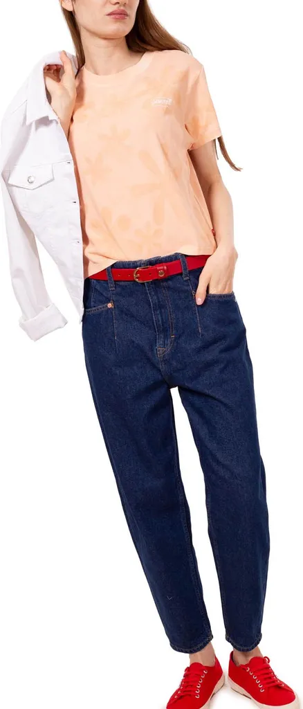 Maglietta Levi's Crop Fiori XS - T-shirt Grafica Donna Trendy