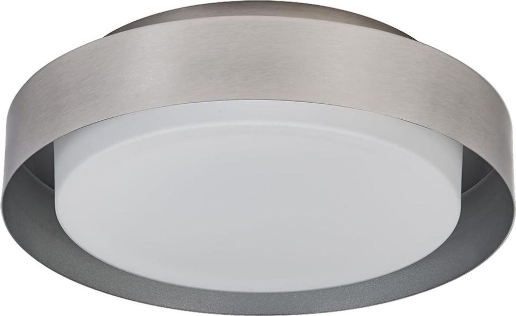 LEDVANCE plafoniera LED ORBIS MADRID 29cm 2xE27, argento Immagine del prodotto 