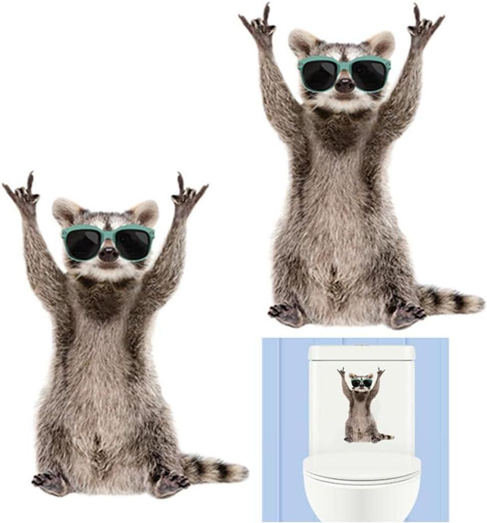 3D-Katzen-Wandtattoos, wasserfest/abnehmbar, Badezimmer-/Tierdekoration