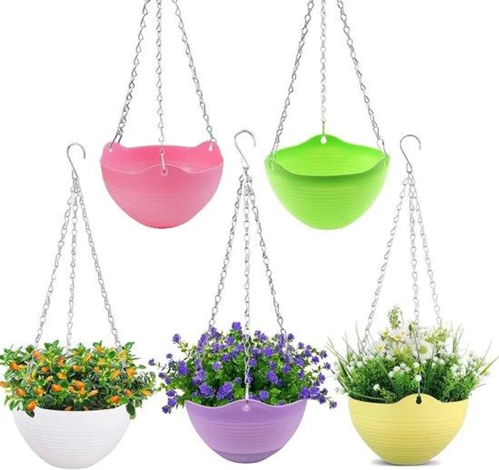 Bac à fleurs auto-irrigant 20 cm et drainage pour plantes de bordure