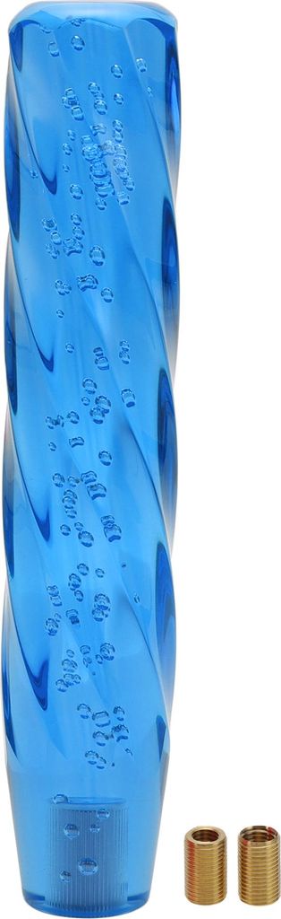 Auto Schaltknauf 25cm Langlebig Vorderer Schalthebelknauf Universal fš¹r Automatik- und Schaltfahrzeuge Acryl Blau mit 2 Adaptern 1 Satz