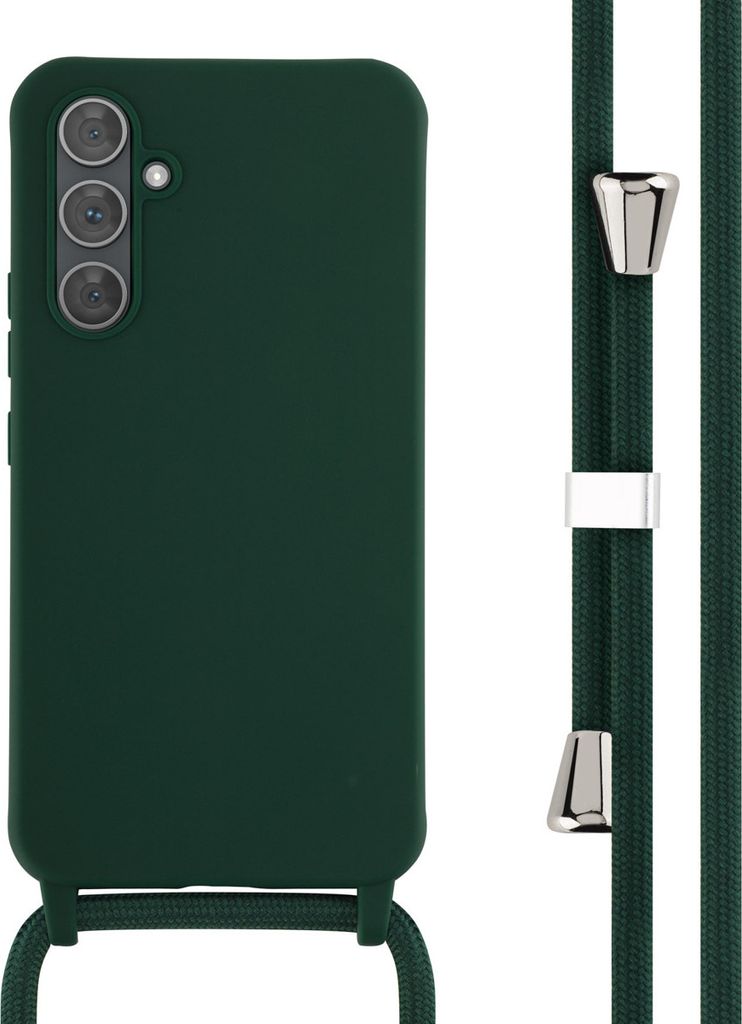 imoshion SilikonHülle mit Band Samsung Galaxy A54 (5G) - Dunkelgrün