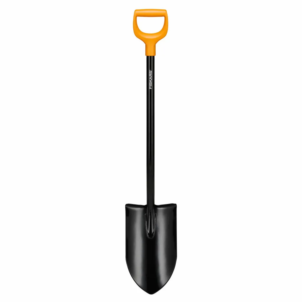Fiskars Solid+ Bêche XL 1067516 pour creuser en sol dur sans mal de dos