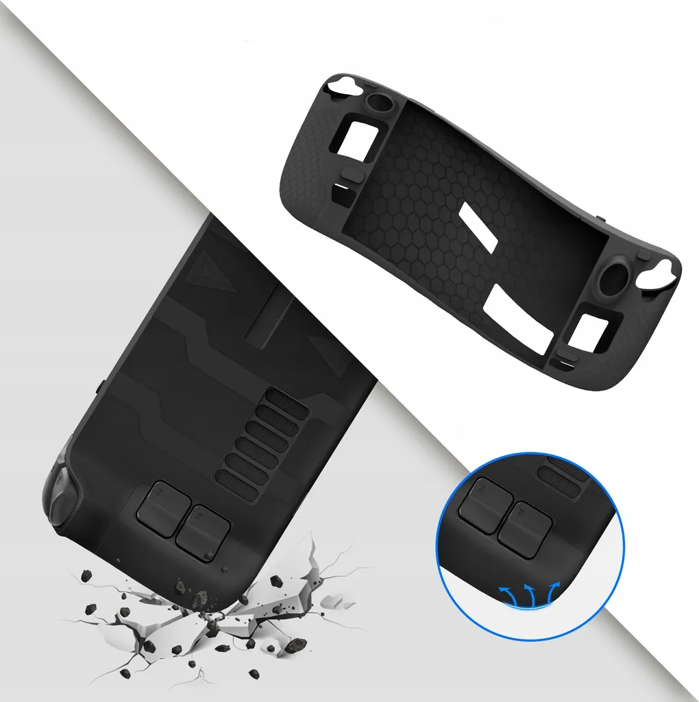 Steam Deck Pack Protection JYS-SD011 Rigide avec Grips Antidérapants - 2