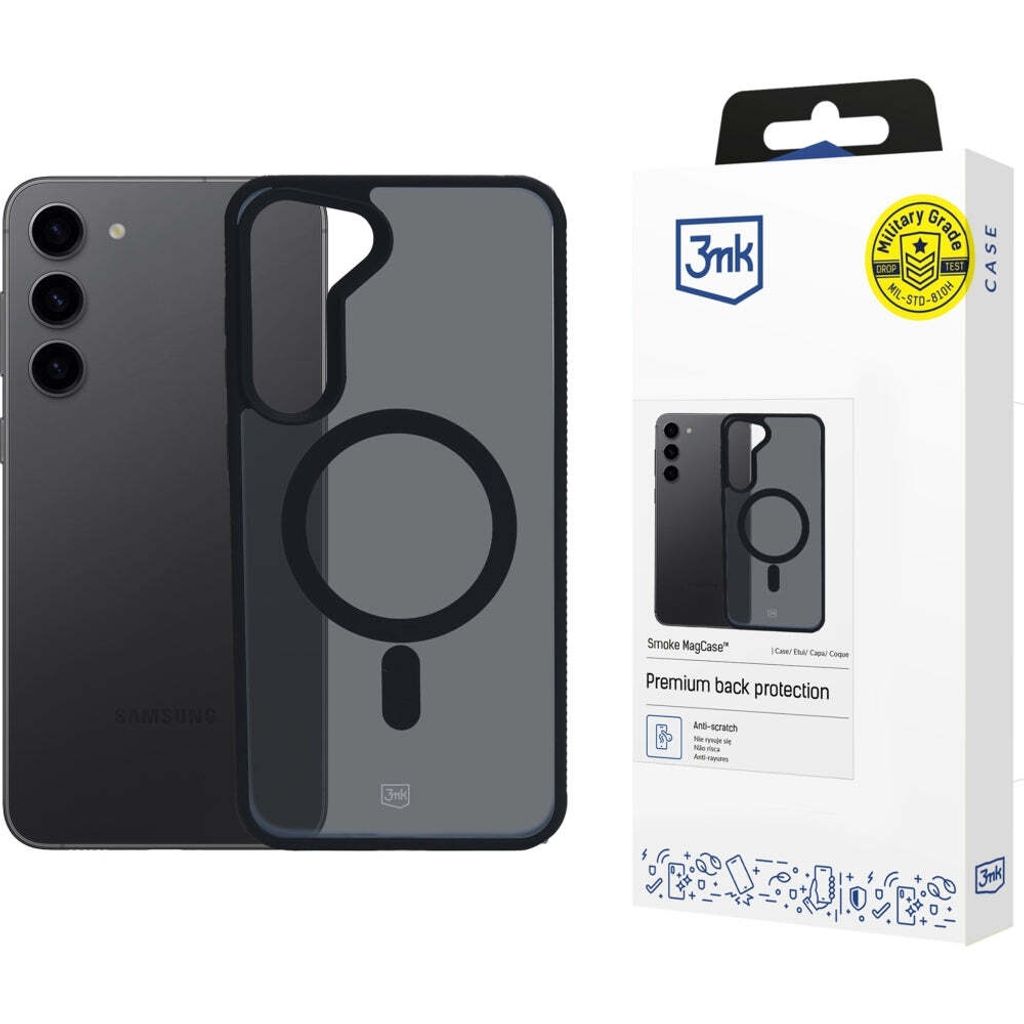 3MK Smoke MagCase, Cover, Samsung, Galaxy S24, 15,8 cm Produktbild 