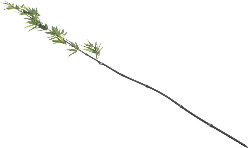 EUROPALMS Tige de Bambou Artificiel 180cm avec Feuilles - Pack de 6 (82509260)