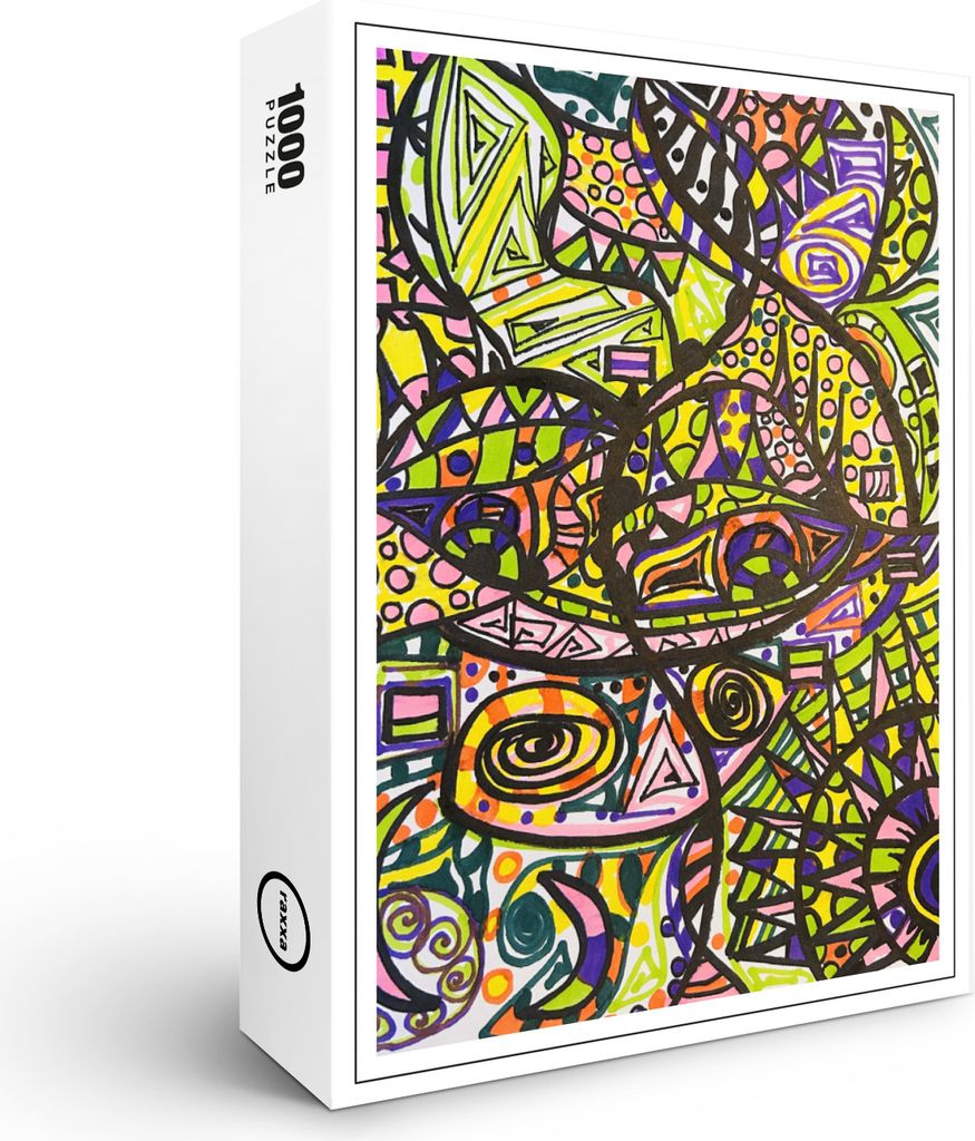 raxxa Premium-Puzzle "El pez de color", 1000 Teile