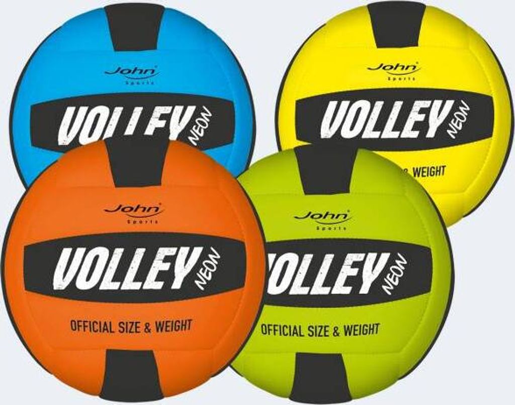 John® Volleyball Neon farbsortiert, Ø 21,0 cm, 1 St. Produktbild 