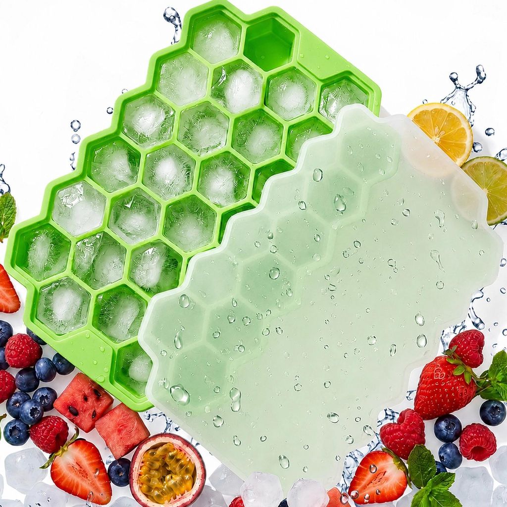Silikónová forma na ľad forma na kocky ľadu s vekom 37 Obrázok produktu 