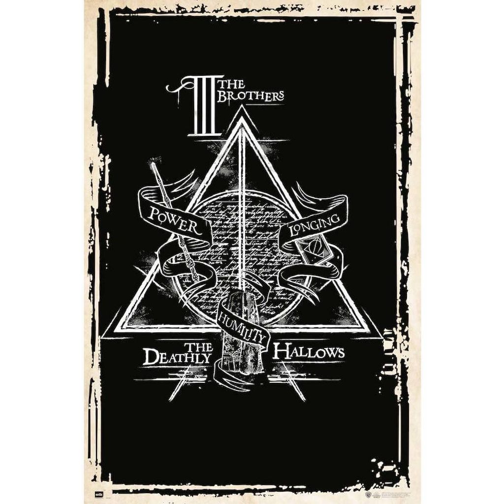 Poster harry potter die Reliquien des Todes Symbol