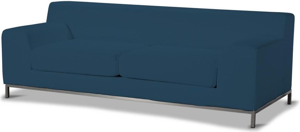 Dekoria Bezug für Kramfors 3-Sitzer Sofa, marinenblau , Sofahusse, Kramfors 3-Sitzer