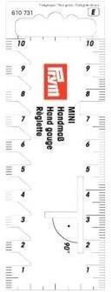 Prym 610731, Righello, Plastica, Bianco, Opaco, cm, mm, 100 Immagine del prodotto 