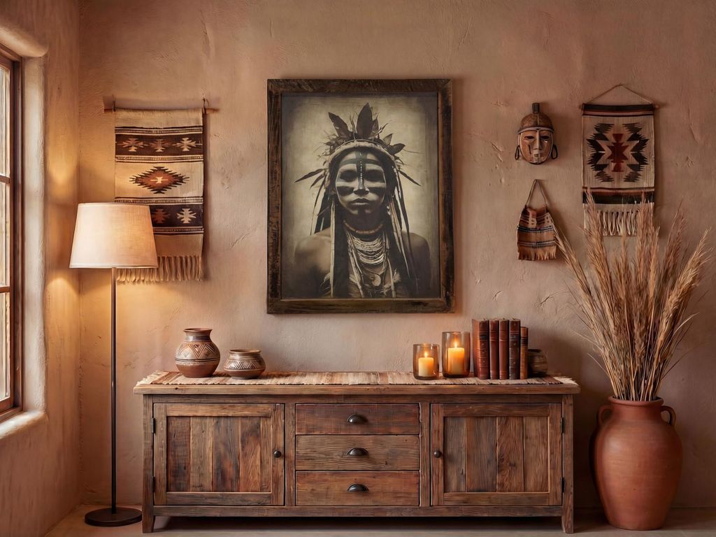 Canvas Wandbild 70x90 - Ancestral Lines