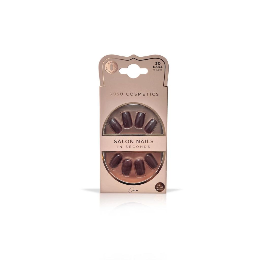 Sosu | Salon Nails Coco – inkl. Nagelkleber – 30 Stück