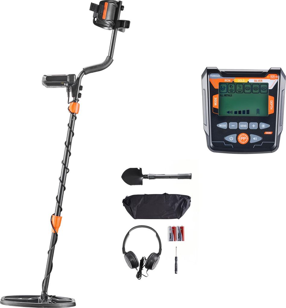 SucceBuy Detektor kovů pro dospělé 254 mm, detektor kovů s Obrázek produktu 