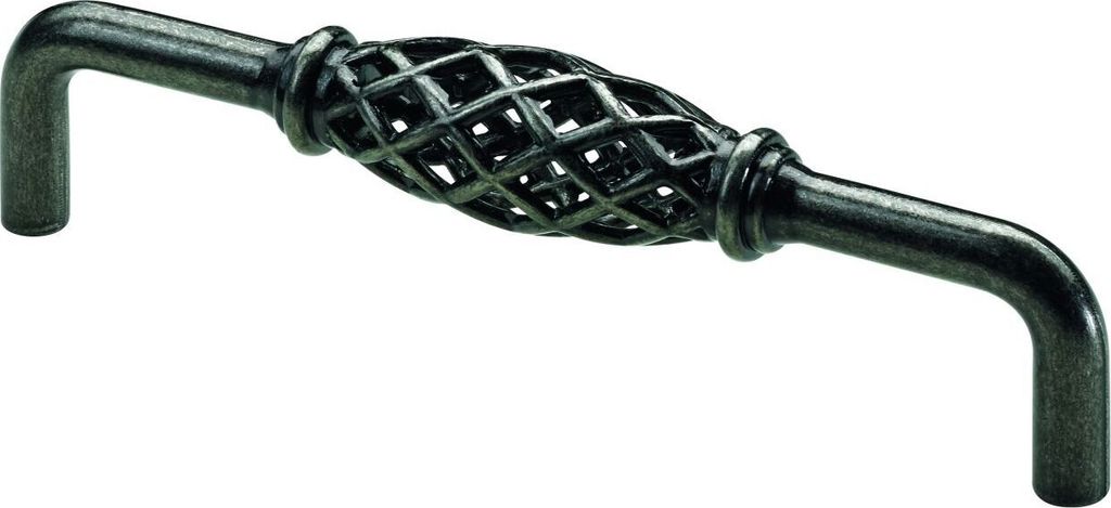 Hettich Möbelgriff brüniert silber 20 x 136 x 35 mm - 1 Stück