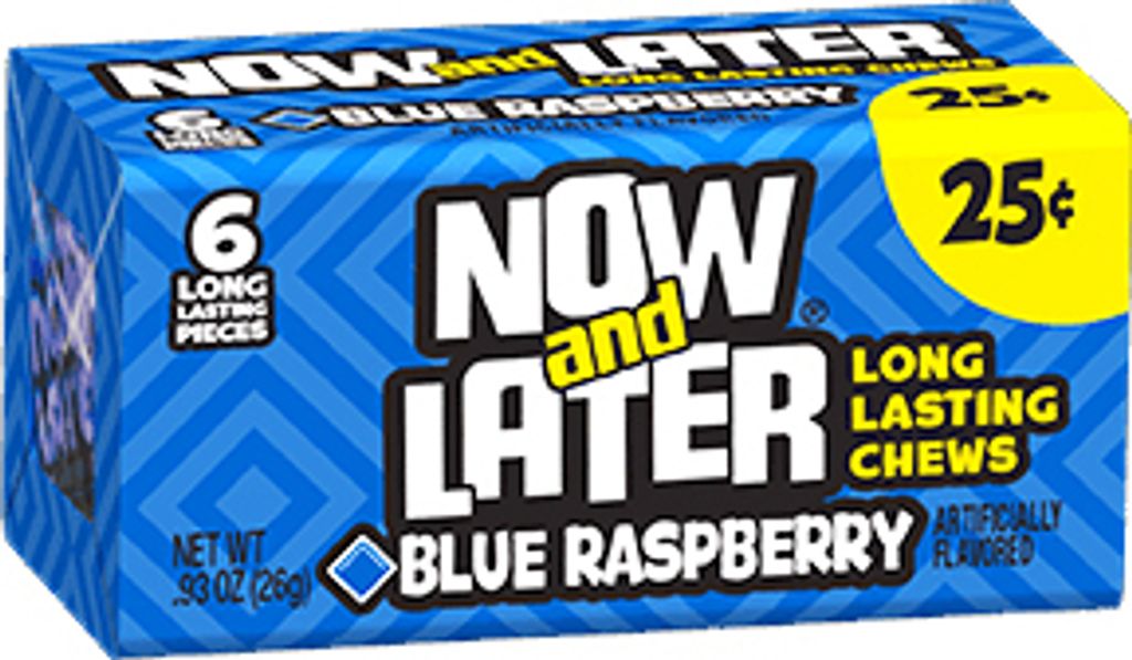 Now & Later Blue Raspberry (24 x 26g) Produktbild 