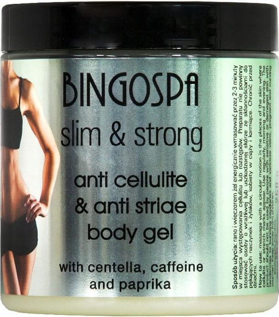 BINGOSPA Gel anti-cellulite avec caféine et poivre 250 g Image du produit 