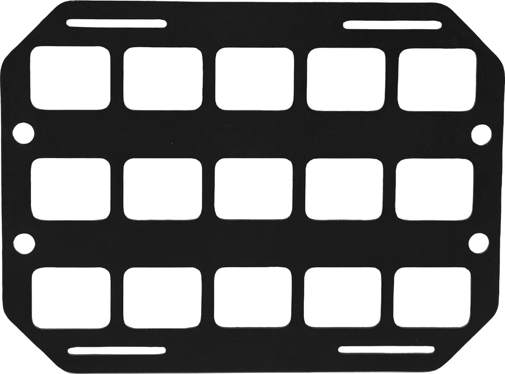 Organizer Pianale Alluminio | Pannello Molle per Guide L-Track