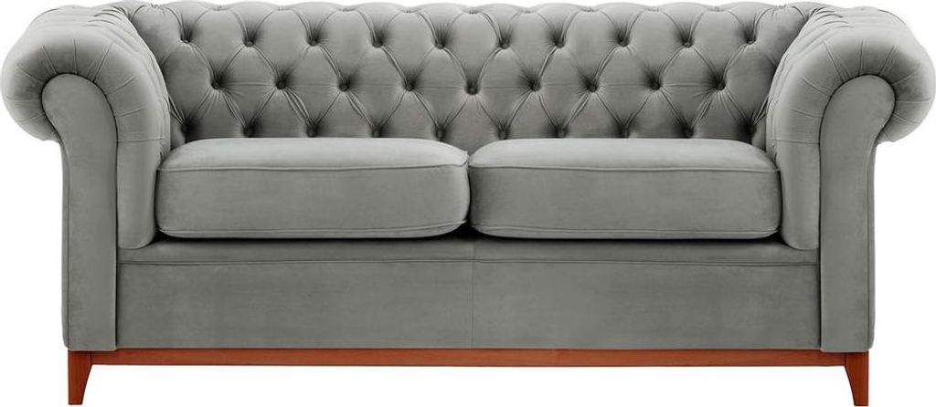 Dreisitzer-Sofa Chesterfield Wood-Velluto 15-aveo