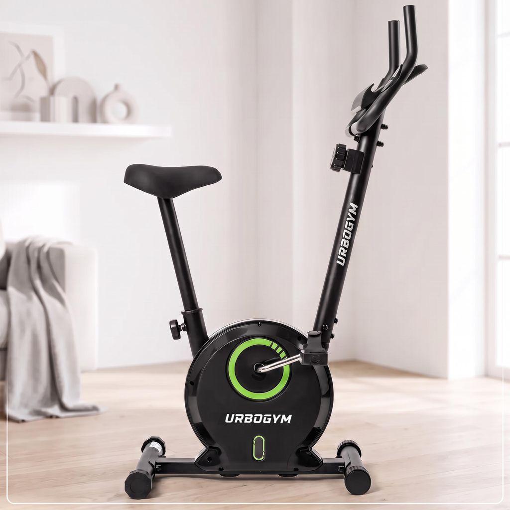 URBOGYM BAY GREEN Heimtrainer – Magnetisches Fitnessbike Produktbild 
