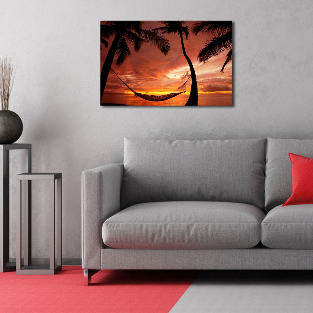 Wallity, 4570HW- CVT1370, Bunt, Leinwandbilder, 45 x 70 cm, 100% Wildleder -Leinwand