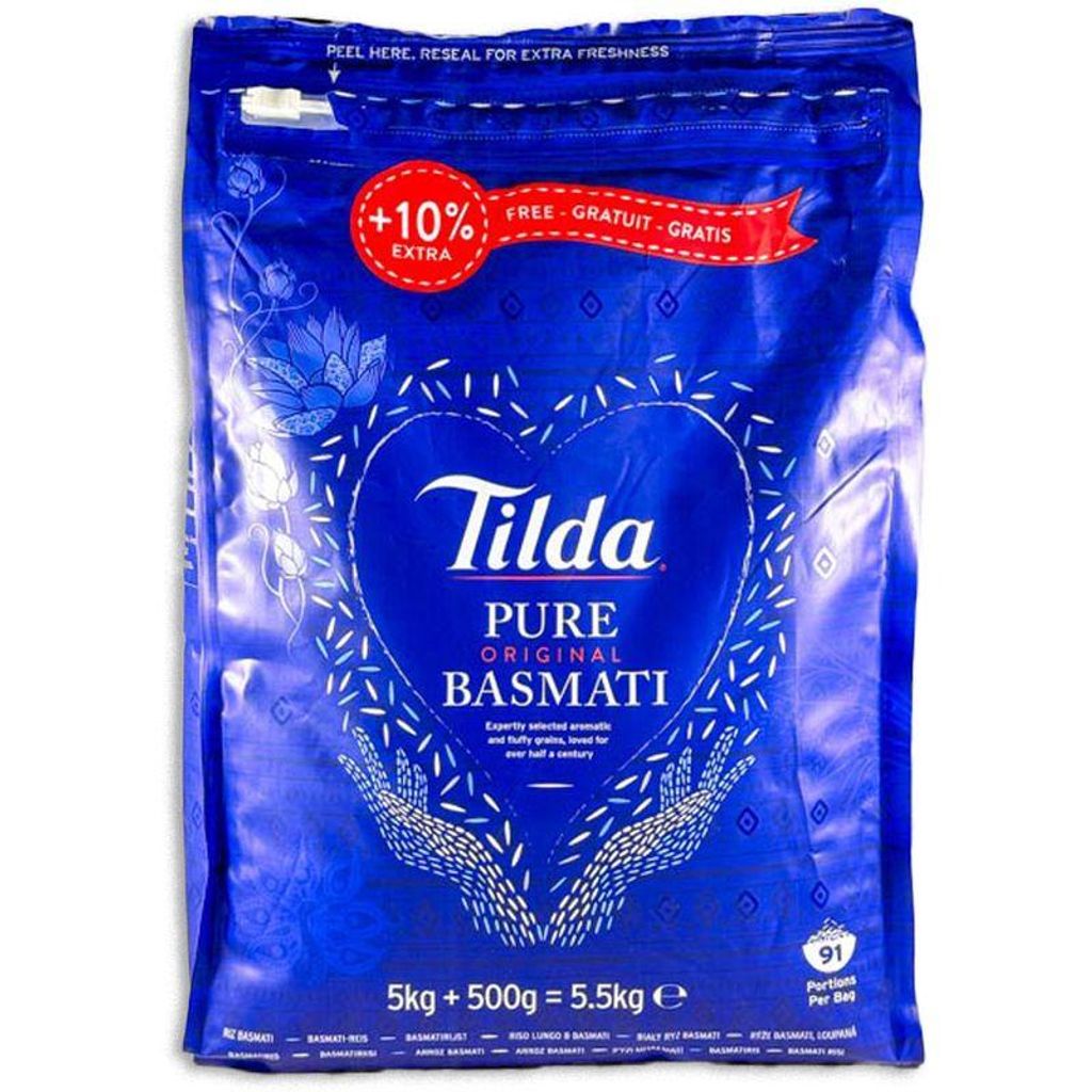 [5,5kg-Pack] - TILDA Pure Basmati Reis 5,5kg | Basmati | Produktbild 