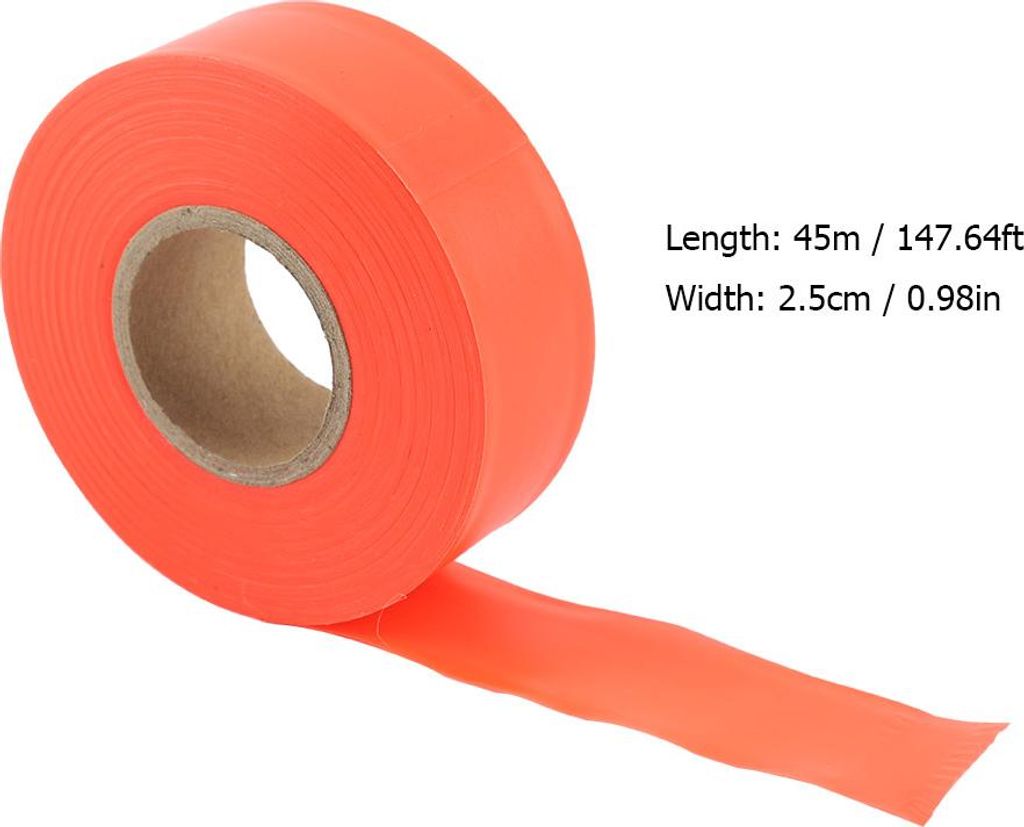 Gut sichtbares Camping-Markierungsband, Warnband (orange)